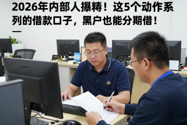 2026年内部人爆料!这5个动作系列的借款口子,黑户也能分期借!