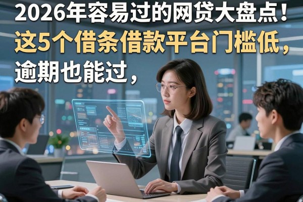 2026年容易过的网贷大盘点!这5个借条借款平台门槛低,逾期也能过