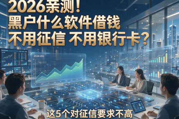 2026亲测！黑户什么软件借钱不用征信不用银行卡？这5个对征信要求不高