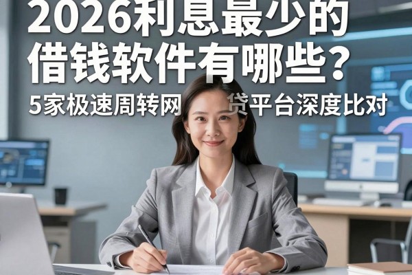 2026利息最少的借钱软件有哪些?5家极速周转网贷平台深度比对!