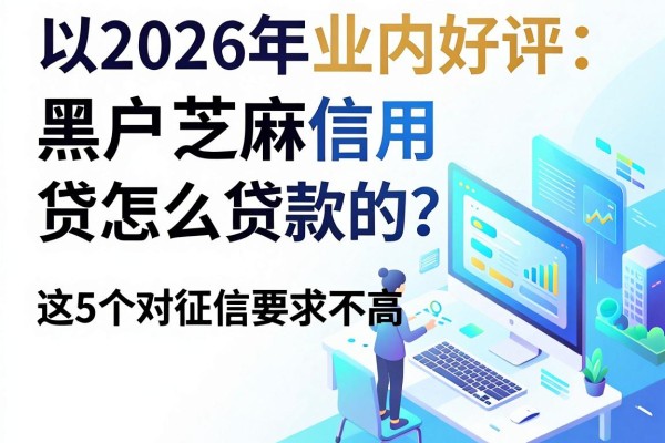 2026年业内好评:黑户芝麻信用贷怎么贷款的?这5个对征信要求不高的借钱APP别错过