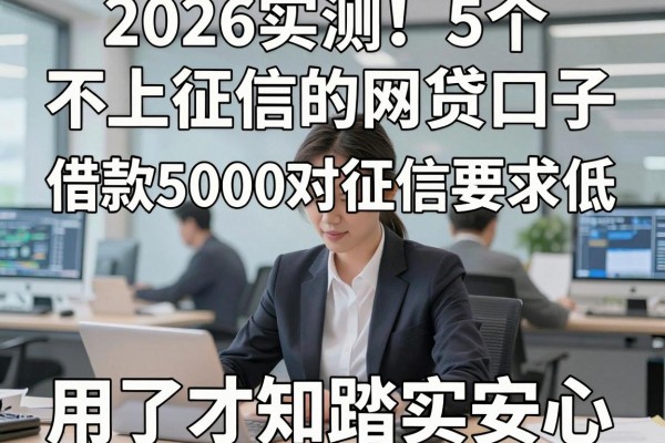 2026实测!5个不上征信的网贷口子,借款5000对征信要求低,用了才知踏实安心