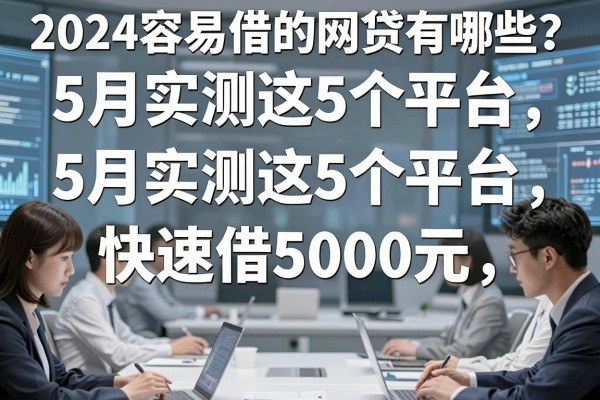2024容易借的网贷有哪些？5月实测这5个平台，快速借5000元！