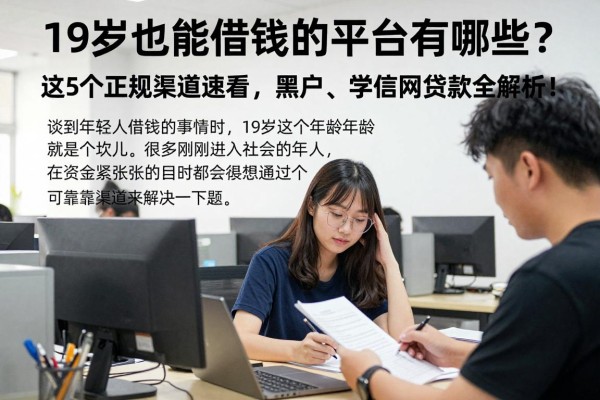 19岁也能借钱的平台有哪些?这5个正规渠道速看,黑户、学信网贷款全解析!
