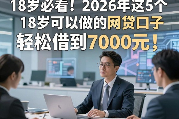 18岁必看!2026年这5个18岁可以做的网贷口子,轻松借到7000元