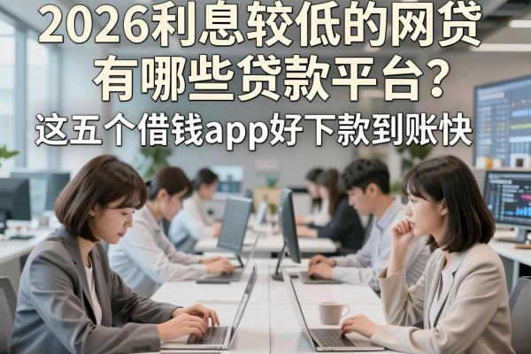 2026利息较低的网贷有哪些贷款平台?这五个借钱app好下款到账快!