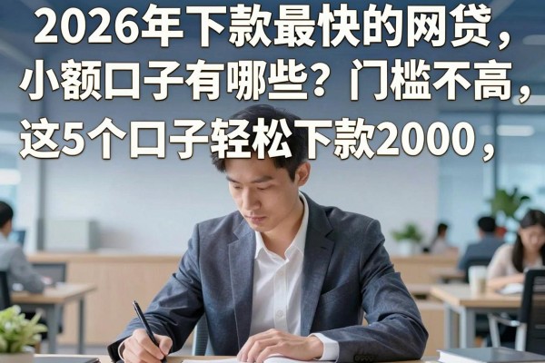 2026年下款最快的网贷小额口子有哪些?门槛不高,这5个口子轻松下款2000!