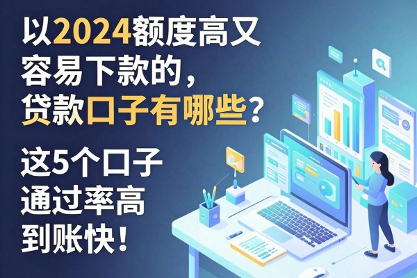 2024额度高又容易下款的贷款口子有哪些?这5个口子通过率高到账快!