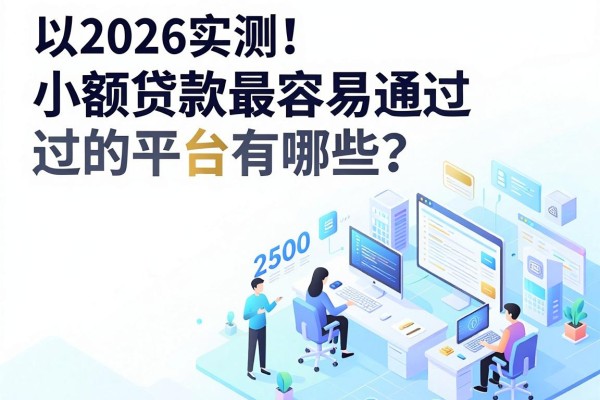 2026实测！小额贷款最容易通过的平台有哪些？这5个2500小额借款口子要求真不高