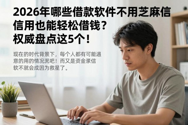 2026年哪些借款软件不用芝麻信用也能轻松借钱？权威盘点这5个！