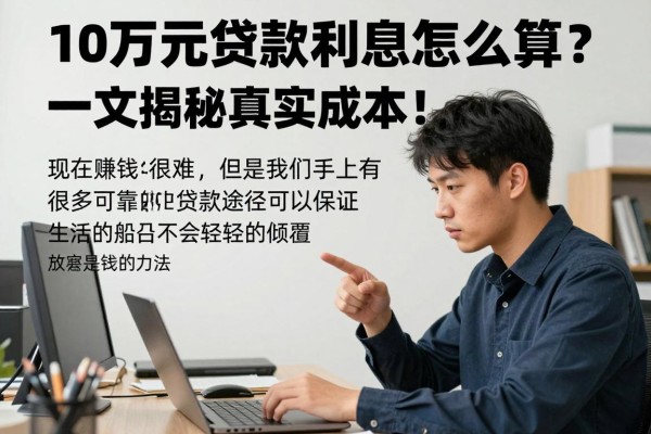 10万元贷款利息怎么算？一文揭秘真实成本！