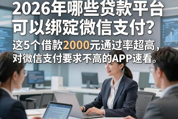 2026年哪些贷款平台可以绑定微信支付?这5个借款2000元通过率超高、对微信支付要求不高的APP速看