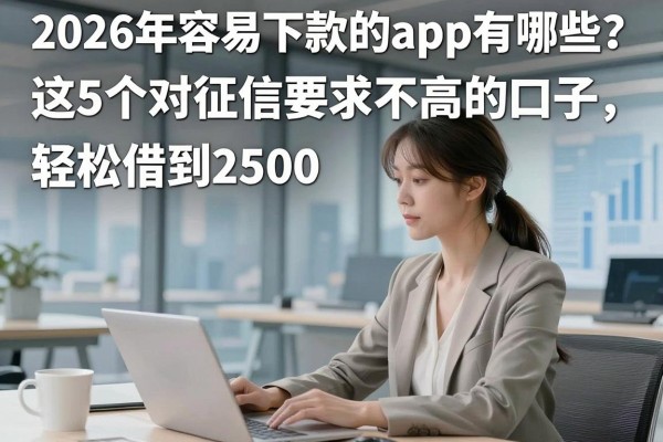 2026年容易下款的app有哪些?这5个对征信要求不高的口子,轻松借到2500!
