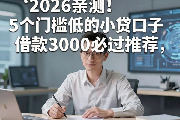 2026亲测!5个门槛低的小贷口子,借款3000必过推荐