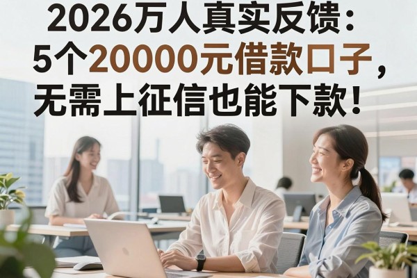 2026万人真实反馈:5个20000元借款口子,无需上征信也能下款!