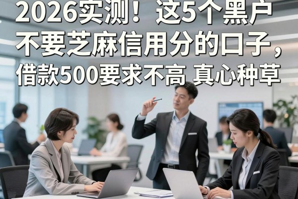 2026实测!这5个黑户不要芝麻信用分的口子,借款500要求不高真心种草