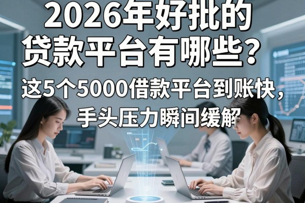 2026年好批的贷款平台有哪些?这5个5000借款平台到账快,手头压力瞬间缓解!