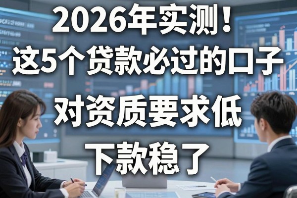 2026年实测!这5个贷款必过的口子对资质要求低,下款稳了