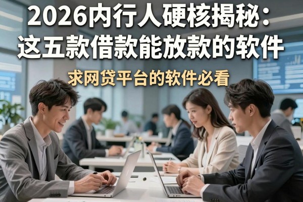 2026内行人硬核揭秘:这五款借款能放款的软件,求网贷平台的软件必看!