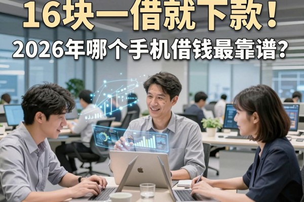 16块一借就下款!2026年哪个手机借钱最靠谱?这5个口子别错过