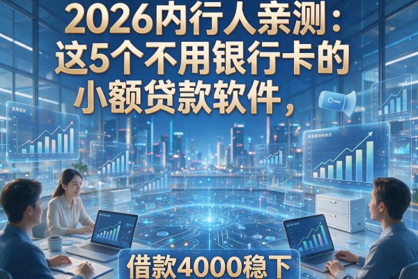 2026内行人亲测：这5个不用银行卡的小额贷款软件，借款4000稳下！