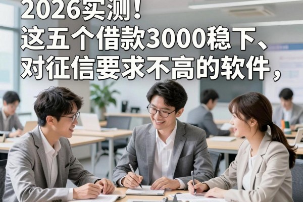 2026实测！这五个借款3000稳下、对征信要求不高的软件，堪称贷款最快的不查征信神器