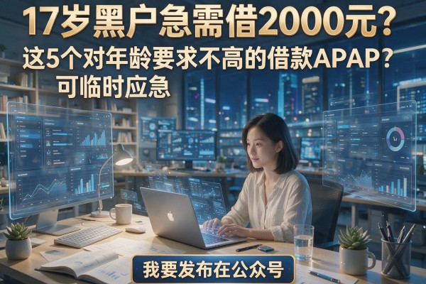 17岁黑户急需借2000元？这5个对年龄要求不高的借款APP可临时应急