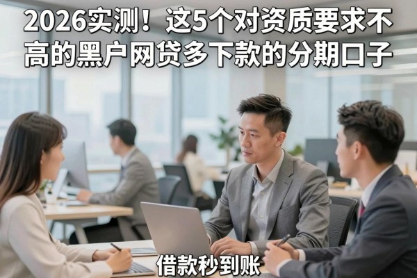 2026实测!这5个对资质要求不高的黑户网贷多下款的分期口子,借款秒到账