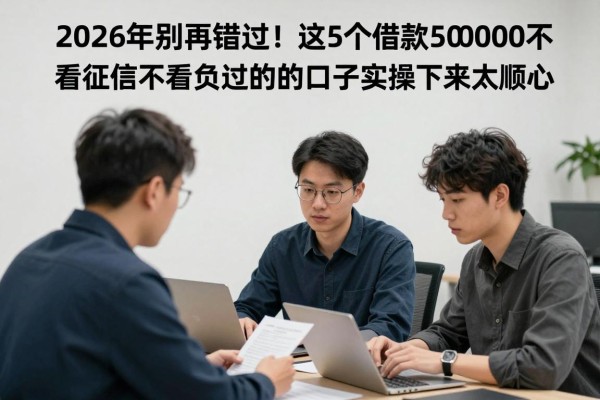 2026年别再错过！这5个借款50000不看征信不看负债容易通过的口子，实操下来太顺心