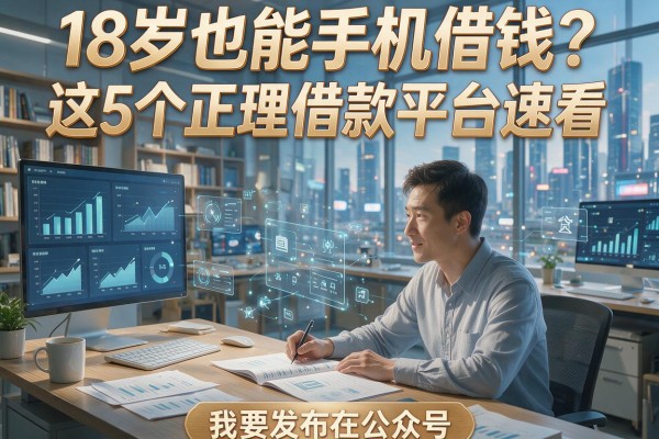18岁也能手机借钱？这5个正规借款平台速看！