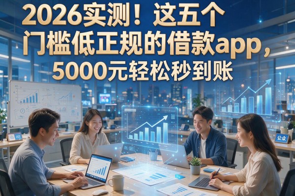 2026实测！这五个门槛低正规的借款app，5000元轻松秒到账