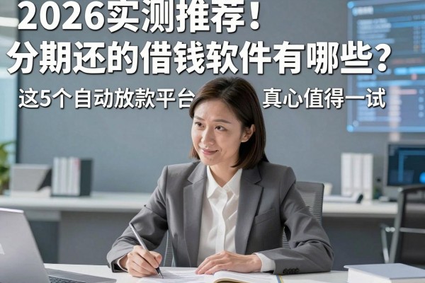 2026实测推荐!分期还的借钱软件有哪些?这5个自动放款平台真心值得一试