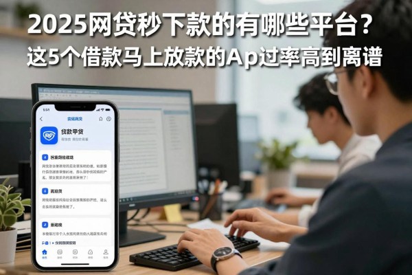 2025网贷秒下款的有哪些平台？这5个借款马上放款的app通过率高到离谱
