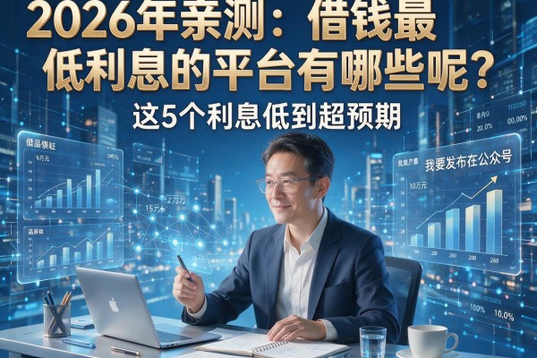 2026年亲测：借钱最低利息的平台有哪些呢？这5个利息低到超预期