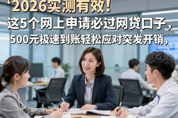 2026实测有效!这5个网上申请必过网贷口子,500元极速到账轻松应对突发开销