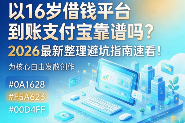 16岁借钱平台到账支付宝靠谱吗？2026最新整理避坑指南速看！