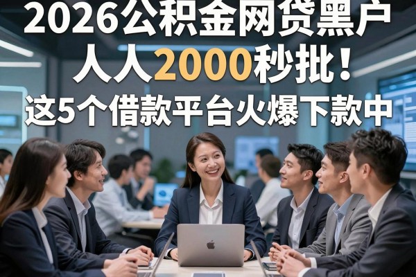 2026公积金网贷黑户人人2000秒批！这5个借款平台火爆下款中