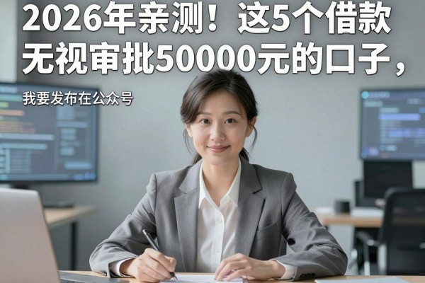 2026年亲测!这5个借款无视审批50000元的口子,原来就是不需要审批的贷款平台