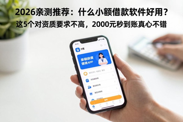 2026亲测推荐:什么小额借款软件好用?这5个对资质要求不高,2000元秒到账真心不错!
