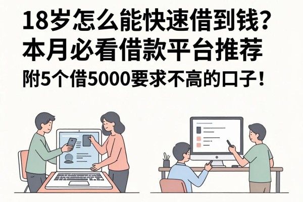18岁怎么能快速借到钱?本月必看借款平台推荐,附5个借5000要求不高的口子!