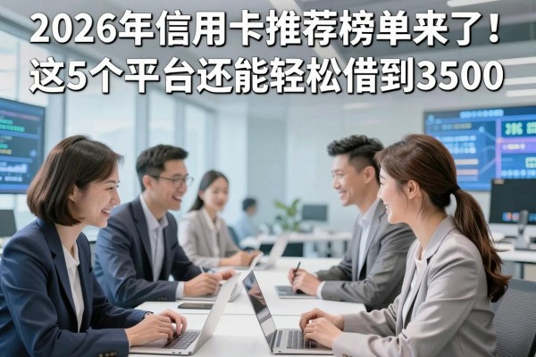 2026年信用卡推荐榜单来了！这5个平台还能轻松借到3500
