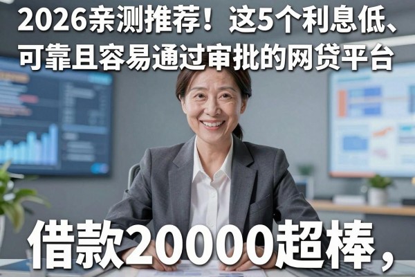 2026亲测推荐!这5个利息低、可靠且容易通过审批的网贷平台,借款20000超棒