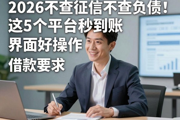 2026不查征信不查负债！这5个平台秒到账、界面好操作，借款要求真不高