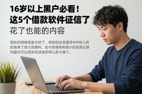 16岁以上黑户必看!这5个借款软件征信花了也能下款