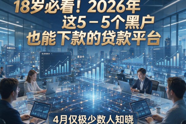 18岁必看！2026年这5个黑户也能下款的贷款平台，4月仅极少数人知晓