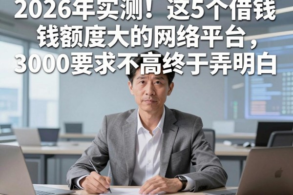 2026年实测!这5个借钱额度大的网络平台,3000要求不高终于弄明白!