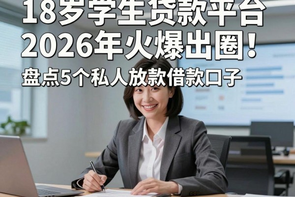18岁学生贷款平台2026年火爆出圈!盘点5个私人放款借款口子