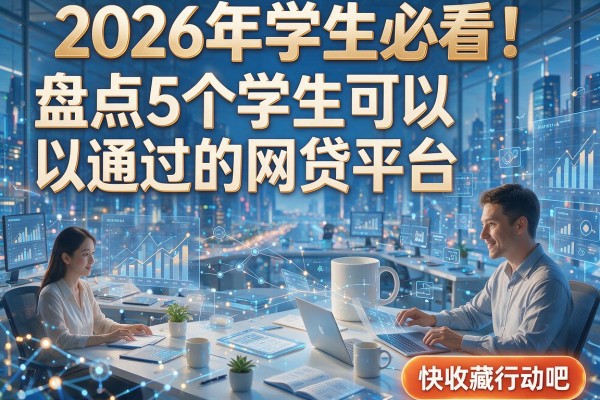 2026年学生必看！盘点5个学生可以通过的网贷平台，快收藏行动吧