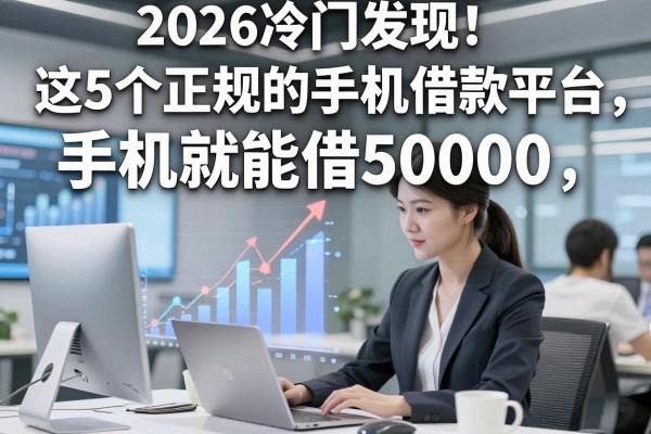 2026冷门发现！这5个正规的手机借款平台，手机就能借50000