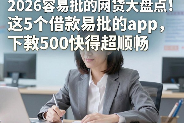 2026容易批的网贷大盘点!这5个借款易批的app,下款500快得超顺畅